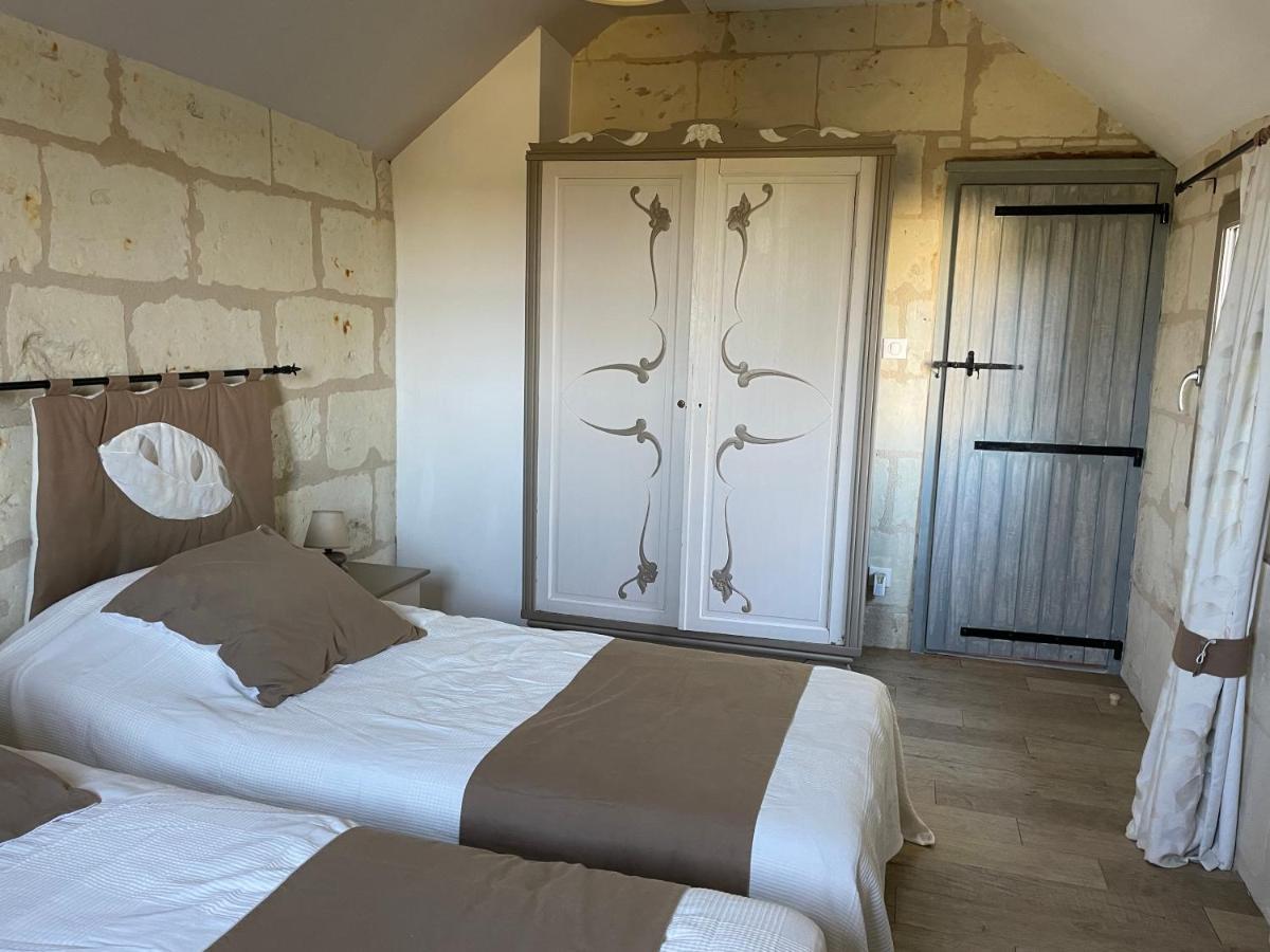 L'Escale Troglo Au Bord De La Loire Villa Souzay-Champigny Kültér fotó